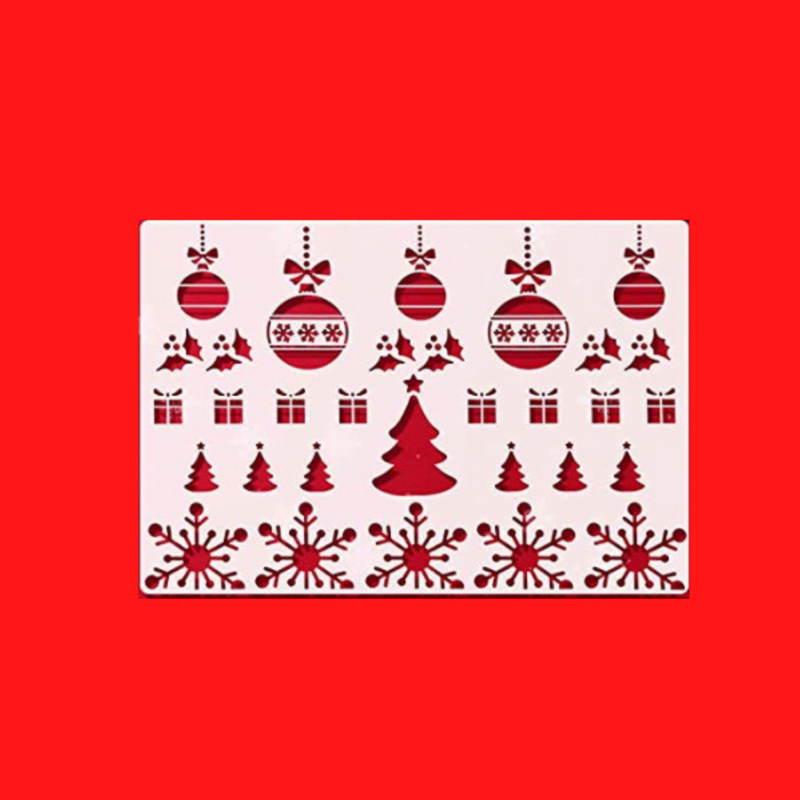 Stencils de Navidad 21cm x 29cm - Unidad