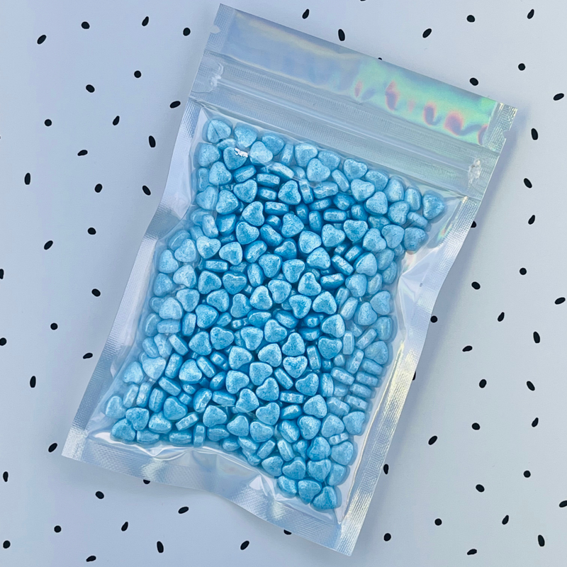 Sprinkles - Corazones Azules Metalizadas 032 (40gr)