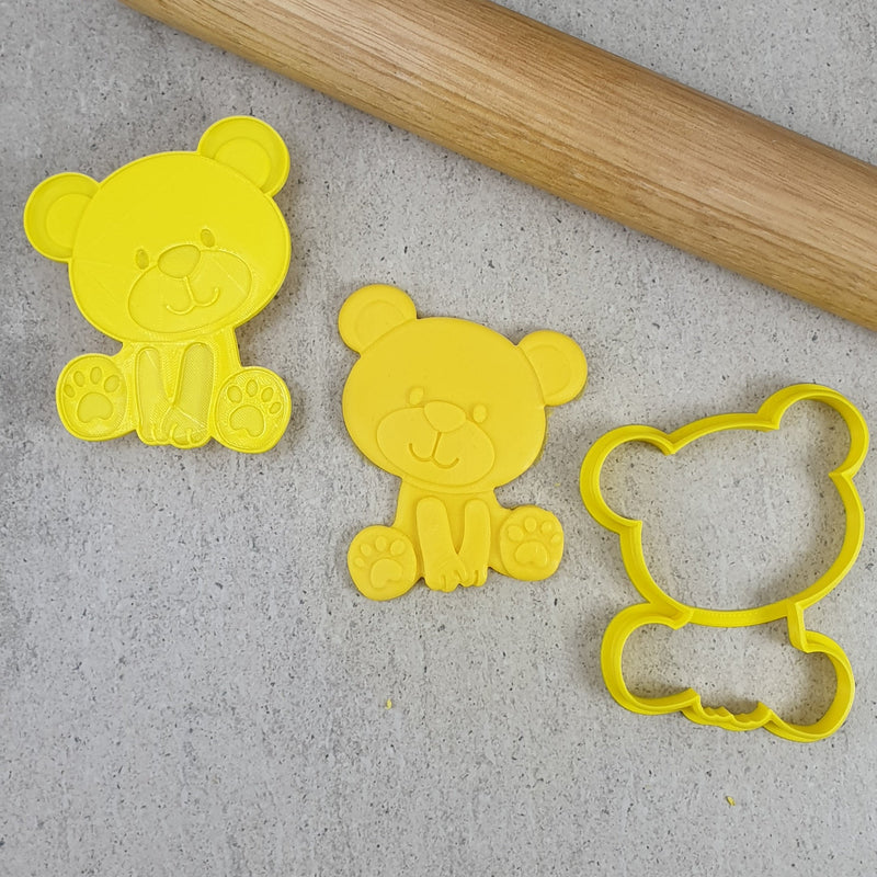 Custom Cookie Cutter - Cortador y Sello de Oso de Peluche 3D