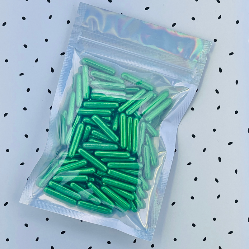 Sprinkles - Palitos Verdes Metalizados 040 (40gr)