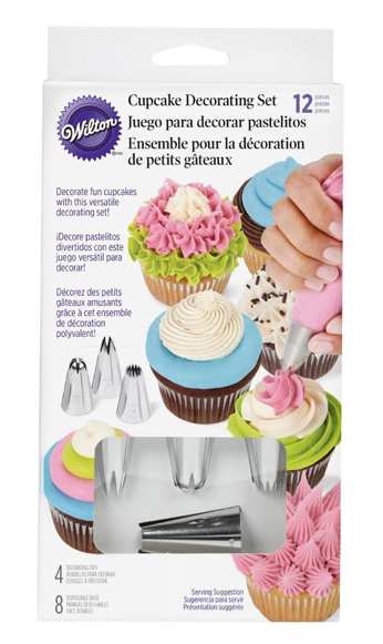 Set de 12 piezas de Decoración de Cupcakes Marca Wilton