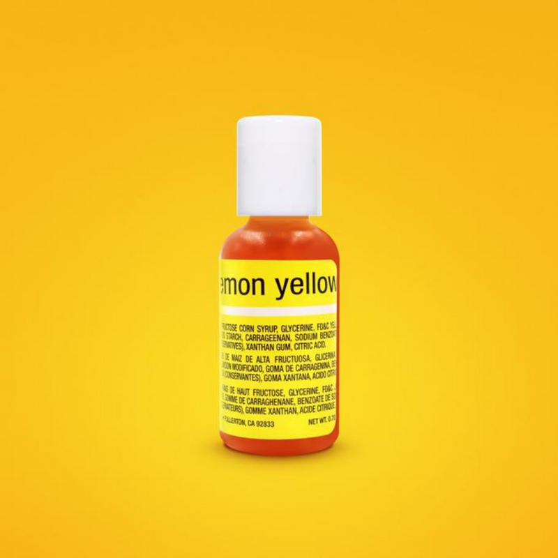 Chefmaster Lemon Yellow Liqua-Gel 20ml