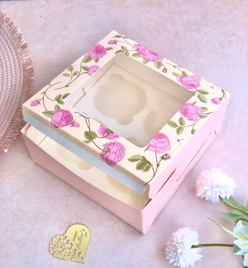 CAJA  DE FLORES PARA POSTRES