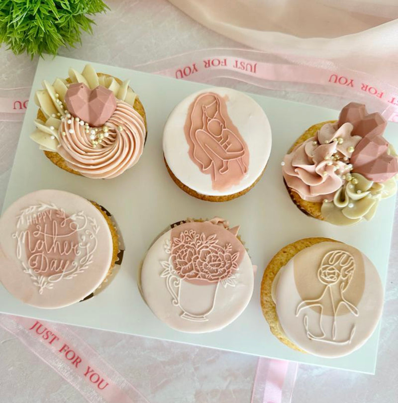 CAJA DE CUPCAKES - 6 CAVIDADES