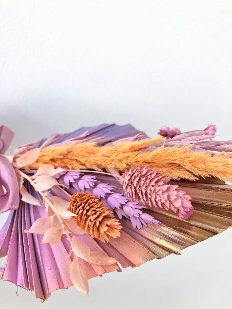 Flores Secas - Blush Pink and Gold
